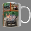 Pictures of Haspin Acres on Mug with orange dividers